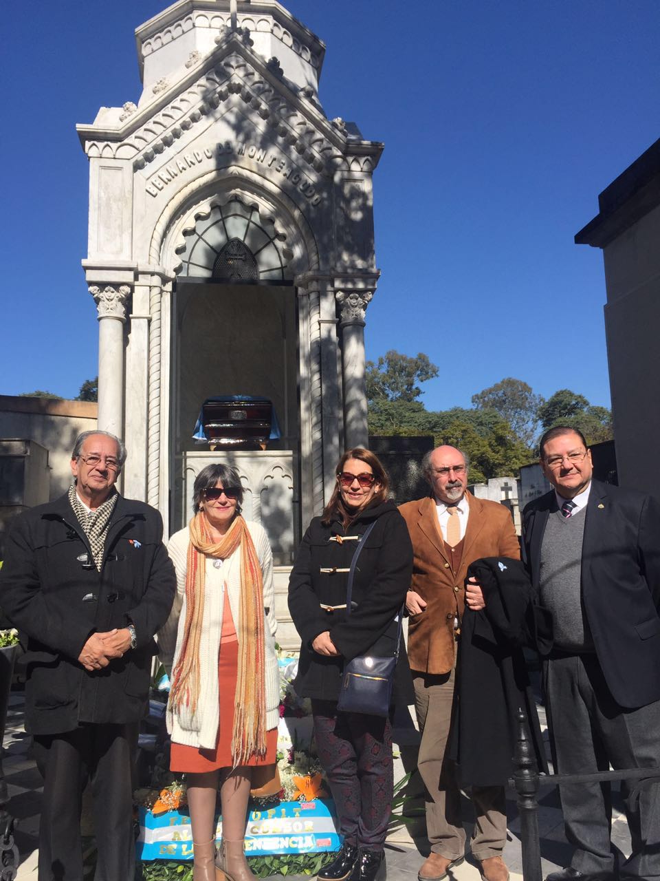 Homenaje al prócer Bernardo de Monteagudo
