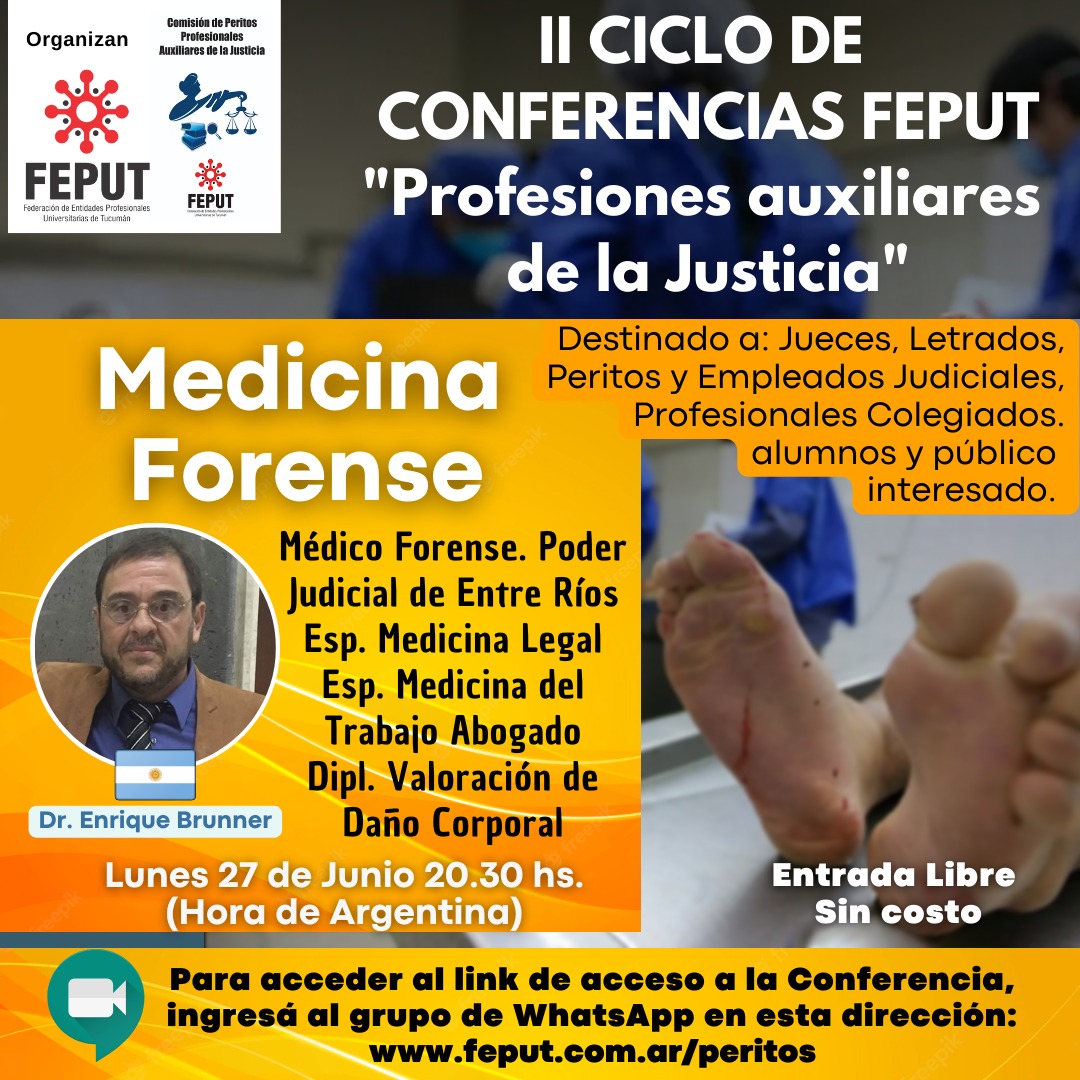 II Ciclo de Conferencias FEPUT «Profesiones auxiliares  de la Justicia»