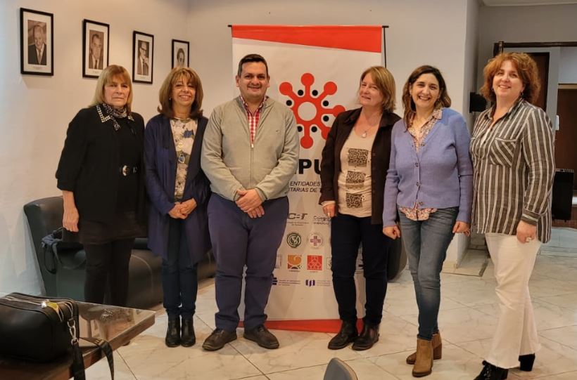 Reunión en FEPUT con profesionales que llevan adelante la conformación del Colegio de Pedagogos de Tucumán